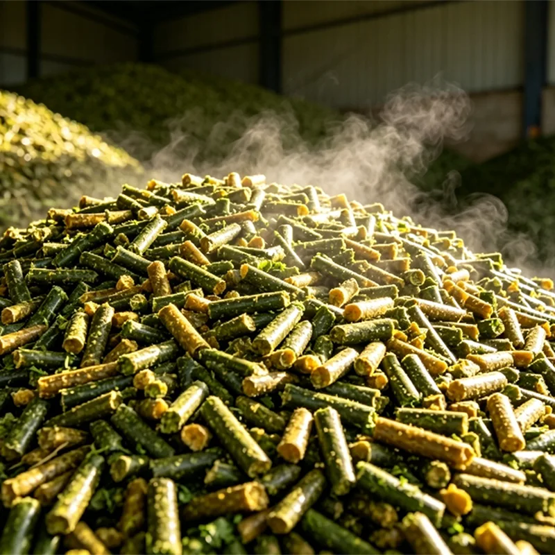 Alimentação de silagem mista de alta energia